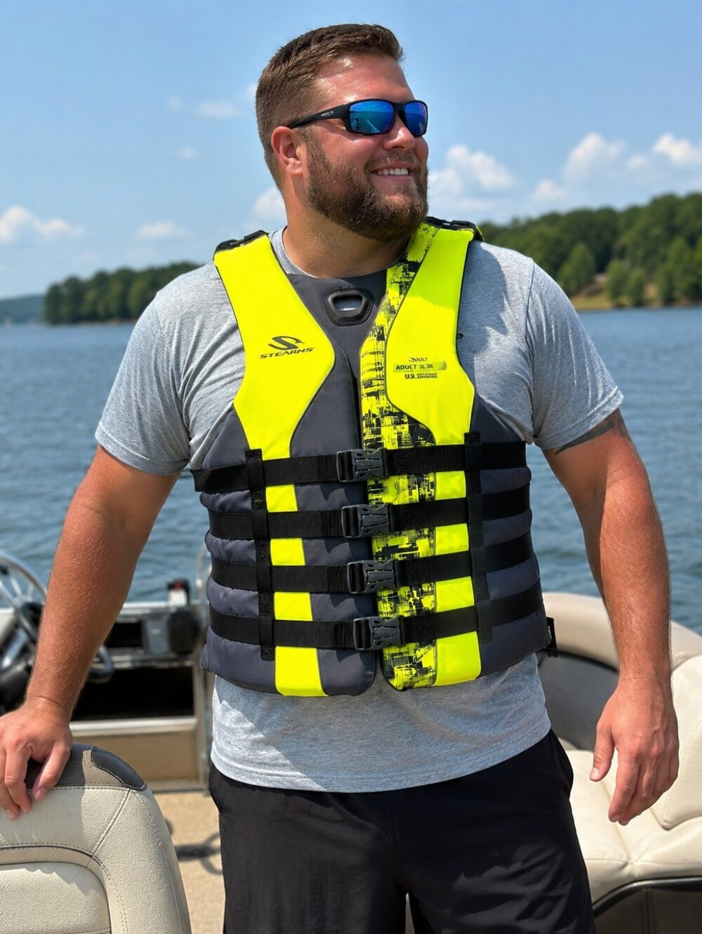 Stearns Infinity Premium Series Boating Life Jacket Vest 2XL/3XL Hydroprene USCG